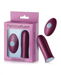 Femme Funn Versa Bullet W/remote - Dark Fuchsia by Vvole LLC