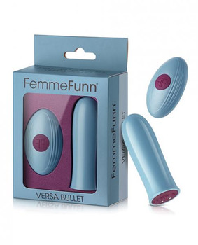Femme Funn Versa Bullet W/remote - Light Blue Adult Sex Toys