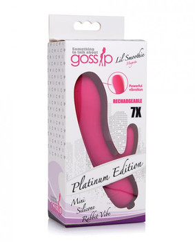Curve Novelties Gossip Lil Smoothie 7x Mini Rabbit - Magenta