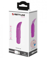 Pretty Love Gemma Tongue Vibrator - 12 Function Fuchsia Adult Sex Toy