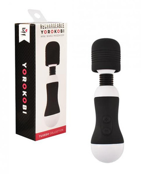 Yorokobi Mini Rechargeable Wand - Black by SI Novelties
