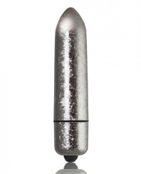 Frosted Fleurs Snowflake Silver Bullet Vibrator Adult Toy