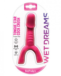 Wet Dreams Tongue Star Cock Crush Vibe Mouth Grip Pink Adult Sex Toys
