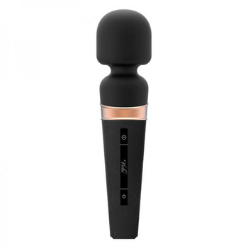 Titan Touch Panel Wand Massager Black Adult Sex Toy