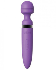 Shibari Deluxe Mega Massage Wand Silicone USB Rechargeable Purple Sex Toy