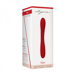 Elegance Ultimate Flexibility Flat Double-ended Rechargeable Vibrator - Red