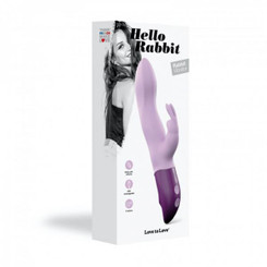 Love To Love Hello Rabbit Purple by Lovely Planet USA