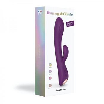 Bunny & Clyde Dual Stimulator Purple Rain Adult Sex Toy