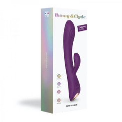Bunny & Clyde Dual Stimulator Purple Rain by Lovely Planet USA