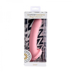 Merge Daze 7 In. Vibrating Dildo Pink Best Sex Toys