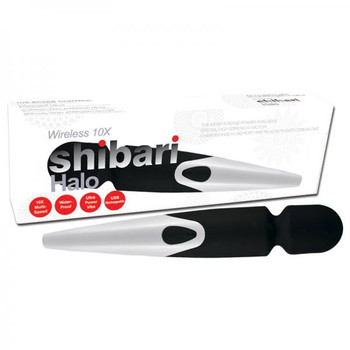 Shibari Halo Wand 10x Black by Thank Me Now/Shibari Wands
