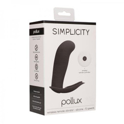 Simplicity Leon - Wireless Remote Vibrator - 10 Speeds - Black Adult Sex Toys