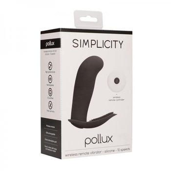 Simplicity Leon - Wireless Remote Vibrator - 10 Speeds - Black by Shots America LLC