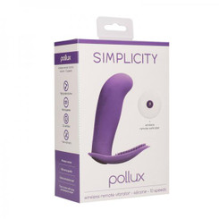 Simplicity Leon - Wireless Remote Vibrator - 10 Speeds - Purple Adult Toys