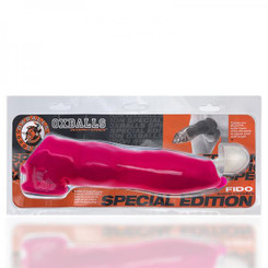 Fido Thick Blubbery Beast-shaped Cocksheath With Bullet Insert Flextpr Hot Pink Adult Sex Toy