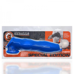 Fido Thick Blubbery Beast-shaped Cocksheath With Bullet Insert Flextpr Teal Adult Sex Toys