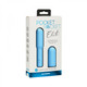 Pocket Rocket Elite Rechargeable Bullet With Removable Sleeve Sky Blue Sex Toys