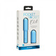 Pocket Rocket Elite Rechargeable Bullet With Removable Sleeve Sky Blue by Doc Johnson