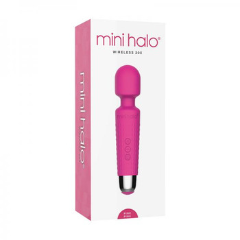 Mini Halo Wireless Wand 20x Silicone Pink Pink Adult Toys