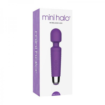 Mini Halo Wireless Wand 20x Silicone Amethyst Best Sex Toy