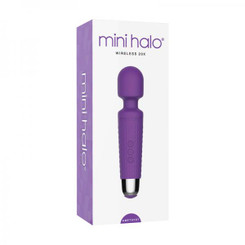 Mini Halo Wireless Wand 20x Silicone Amethyst by Thank Me Now