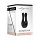 Elegance Exceptional Dual Motor Clitoral Stimulator - Black by Shots America LLC
