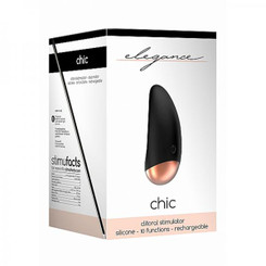 Elegance Chic Clitoral Stimulator - Black by Shots America LLC