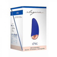 Elegance Chic Clitoral Stimulator - Blue by Shots America LLC