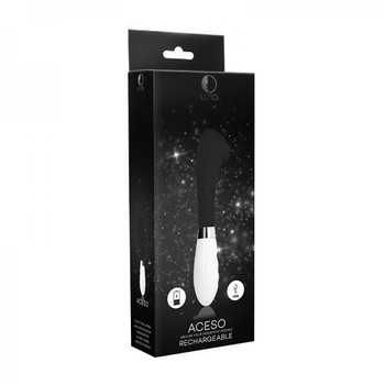 Luna Aceso Rechargeable Vibrator - Black Adult Toy