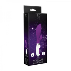 Luna Achelois Rechargeable Dual Stimulator - Purple Adult Toys