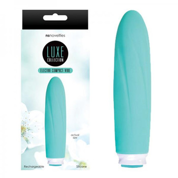 Luxe Compact Rechargable Vibe Electra Turquoise Sex Toys