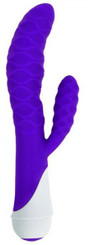 Gossip Ivy Dual Motors Violet Purple Rabbit Vibrator Adult Sex Toy
