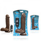 7 inches Cock Balls, Vibrating Egg & Suction Cup Brown by SI Novelties - Product SKU CNVNAL -47753