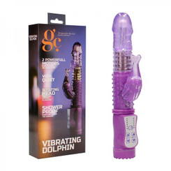 Gc Vibrating Dolphin Purple Adult Toy