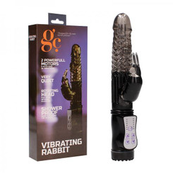 Gc Vibrating Rabbit Black Adult Toys