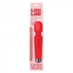 Luv Lab Lw96 Large Wand Silicone Red Sex Toys