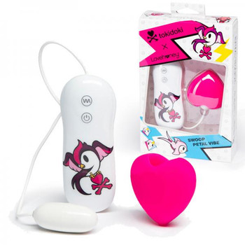 Tokidoki Pink Heart Clitoral Vibe Silicone 3 Speed 4 Fuction Adult Sex Toy