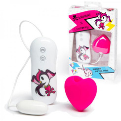 Tokidoki Pink Heart Clitoral Vibe Silicone 3 Speed 4 Fuction by LoveHoney
