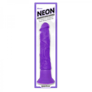 Neon Silicone Wall Banger Purple Best Sex Toy