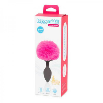 Happy Rabbit Non-vibrating Butt Plug Small Black/pink Best Adult Toys