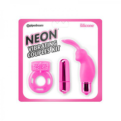 Neon Vibrating Couples Kit Pink Best Sex Toys
