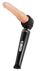Strap Cap Vibrating Wand Harness Kit With Dildo by XR Brands