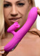 Pleasure Petal Silicone Vibrator With Rotating Petals by XR Brands