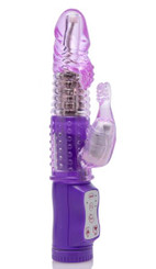 12 Mode Compact Heart Tip Rabbit Vibrator by XR Brands