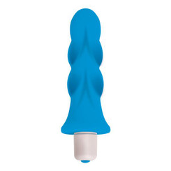 Charm 7 Function Petite Silicone Vibe- Blue