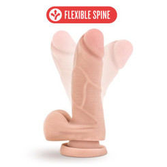 X5 5 Inches Penis With Suction Cup Beige by Blush