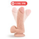 X5 5 Inches Penis With Suction Cup Beige by Blush