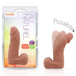 Carlito Dual Density 5.5 inches Tan Dildo by Blush
