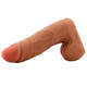 Carlito Dual Density 5.5 inches Tan Dildo by Blush - view 2