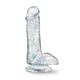 Naturally Yours - 6" Glitter Penis - Sparkling Clear by Blush - view 4